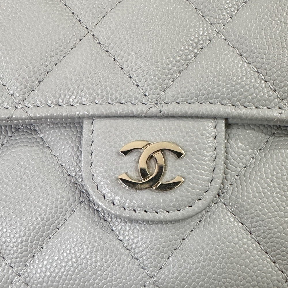 ❌ SOLD ❌ CHANEL CLASSIC LONG GUSSET FLAP WALLET - Picture 8 of 8
